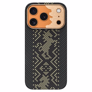 Juodas „Benks Magnetic Armor Air Knight“ kevlaro dėklas su metaliniu rėmeliu (C.K.FL.AP.GD.X072), skirtas iPhone 18 Pro / iPhone 17 Pro