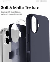 Dėklas Mercury Pure Magsafe Silicon Case Apple iPhone 17 tamsiai mėlynas