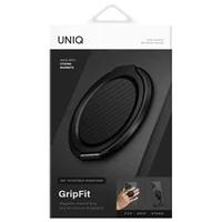 Uniq Gripfit Premium 360 magnetinis laikiklis su atrama – juodas / anglies juodas