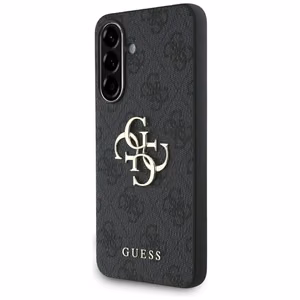 Чехол GUESS для Samsung A56 GUHCSA564GMGGR (4G PU Big Logo) чёрный