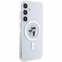 Karl Lagerfeld IML Karl&Choupette MagSafe dėklas Samsung Galaxy S24 - skaidrus