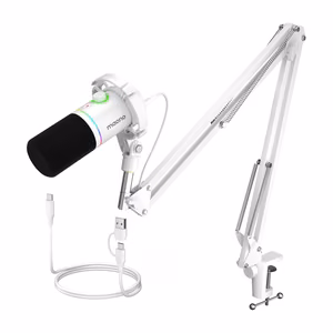 Maono PD200XS mikrofonas (baltas)