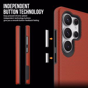 Dėklas Perfectionists Triangle Case Samsung S908 S22 Ultra 5G raudonas