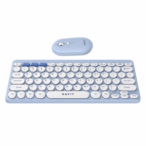 Havit KB279GCM belaidis 2-in-1 žaidimų rinkinys klaviatūra + pelė (mėlyna) (QWERTY)