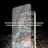 PanzerGlass Re:fresh stiklas iPhone 15 Plus su pozicionieriumi