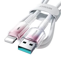 USB-A - Lightning kabelis Joyroom S-A42 3A 1.2m baltas
