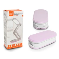 Sulankstoma LED stalinė lempa 10W, 3000/4500/6000K, 1200mAh, rožinė, LTC
