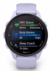Garmin Forerunner 70 3,05 cm (1.2") AMOLED 43 mm Skaitmeninis 390 x 390 pikseliai Lietimui jautrus ekranas Lavanda GPS (palydovinis)