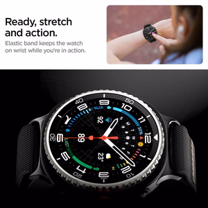 SPIGEN LITE FIT SAMSUNG GALAXY WATCH 8 / CLASSIC (40 / 44 / 46 MM) JUODAS
