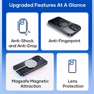 Rock Guard Touch Matte serijos magnetinis dėklas Iphone 15 Plus baltas