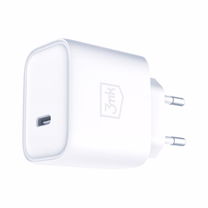 3mk Rayo Charger 20W PD3.0 PPS USB-C Wall Charger + USB-C / USB-C 3A 60W Cable - White