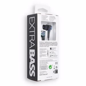Laidinės ausinės Jack 3,5 mm Sony MDR-XB55APB juodos