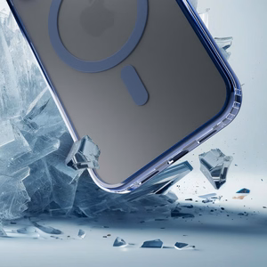 3mk Frosty MagCase iPhone 17 - mėlynas