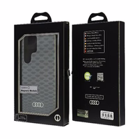 Audi IML Siuvinėjimo raštas Magnetinis dėklas telefonui S24 Ultra S928 pilkas/pilkas kietas dėklas AU-IMLMS24U-Q5/D3-GY