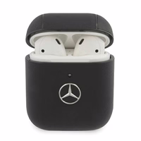 Mercedes Electronic Line dėklas AirPods 1/2 - juodas