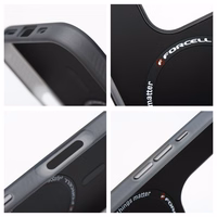 FORCELL F-PROTECT Levels su dvigubo sluoksnio 4D technologija, karinio kritimo testuotas, suderinamas su MagSafe IPHONE 16 PLUS kibernetinis pilkas