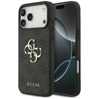 Guess 4G Didelio logotipo dėklas telefonui iPhone 17 Pro Max - juodas