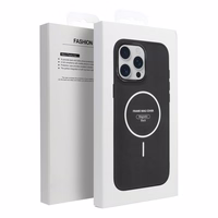 FRAME MAG COVER Dėklas telefonui suderinamas su Magnetiniu iPhone 12 juodas