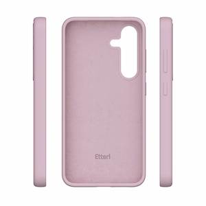 Etteri Silikoninis Mag dėklas for Samsung Galaxy S25 Edge šviesiai rožinis