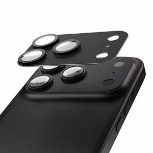 Etteri full camera lens guard for iPhone 17 Pro juodas