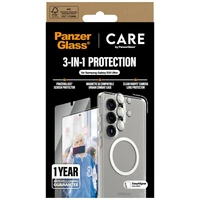 CARE by PanzerGlass Flagship 3in1 dėklas + stiklas + lęšio apsaugos rinkinys Samsung Galaxy S25 Ultra