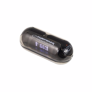 Esperanza EH239K – Bluetooth TWS į ausis įstatomos ausinės, juodos