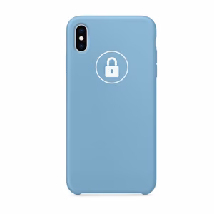 Dėklas "Silicone Case" skirtas iPhone Xs Max / Cornflower / su įpakavimu