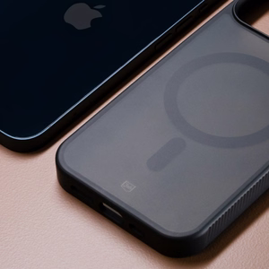 3mk Smoke Magnetinis dėklas telefonui Apple iPhone 12 Pro Max - juodas