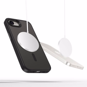 Tech-Protect MagMat MagSafe iPhone 16e dėklas – matinės juodos spalvos