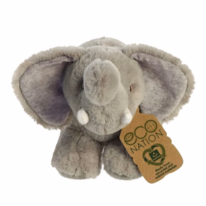 Eco Nation ekologiškas pliušinis žaislas – dramblys, 27 cm