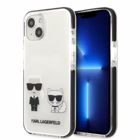 KARL LAGERFELD KLHCP13MTPECKW IPHONE 13/14/15 6.1 "DĖKLAS BALTAS / BALTAS KARL & CHUPETTE