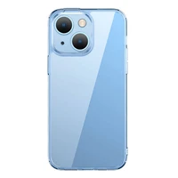 Baseus SuperCeramic skaidrus stiklinis dėklas ir apsauginio stiklo rinkinys iPhone 14 Plus