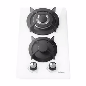 ISEASY MGBG-312A газовая варочная панель, 2 конфорки (белая)