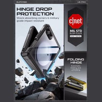 Supcase Unicorn Beetle Pro dėklas telefonui Samsung Galaxy Z Flip 7 - juodas