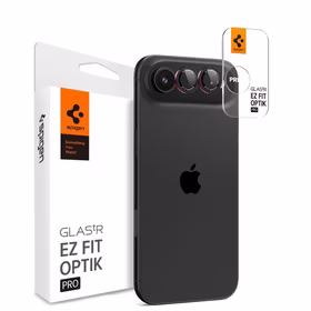 Spigen Optik Pro L-Series kameros stiklas 2 vnt. iPhone Air juodas ir raudonas