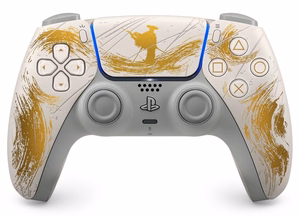 Sony PlayStation 5 konsolė - Ghost of Yotei Gold Limited Edition rinkinys (modelis - slim)
