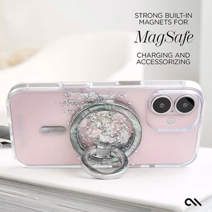 Case-Mate Karat MagSafe dėklas su perlamutro intarpais, skirtas iPhone 16 Plus, „A Touch of Pearl“