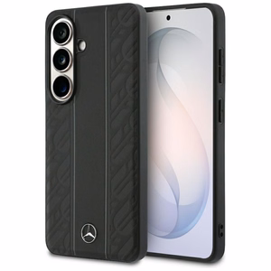 Mercedes Laurel Leaves Vertical Stripes MagSafe Dėklas for Samsung Galaxy S26 - juodas