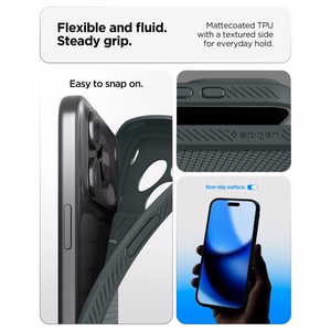 Spigen Liquid Air dėklas iPhone 18 Pro Max / 17 Pro Max, žalias