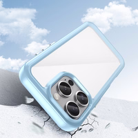 Outer Space dėklas telefonui su geliniu rėmeliu iPhone 16 Pro Max - mėlynas