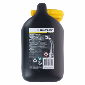 Dunlop fuel can with funnel, 5 L, black