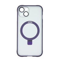 Mag Ring dėklas telefonui iPhone 14 6,1" violetinis