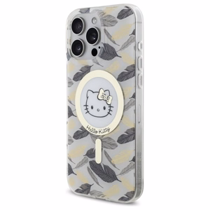 Hello Kitty IML Golden Leaves MagSafe dėklas telefonui iPhone 16 Pro Max - baltas