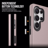 Dėklas Perfectionists Triangle Case Samsung S928 S24 Ultra rožinio aukso