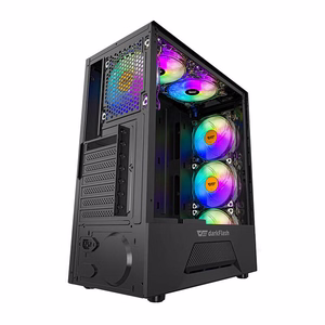 Darkflash LEO computer dėklas (juodas)