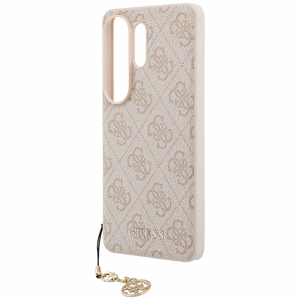 Guess case 4G Classic Logo Charm MagSafe for Samsung Galaxy S26 Ultra pink