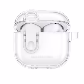 AmazingThing Minimalus ausinių dėklas AirPods 4 – skaidrus