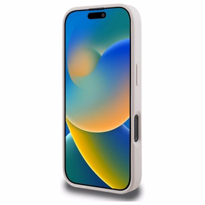 Guess 4G žiedo klasikinio logotipo magnetinis dėklas telefonui iPhone 16 Pro Max - rožinė