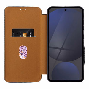 FOLIO Šoninis magnetinis knygos dėklas SAMSUNG A15 pilkas