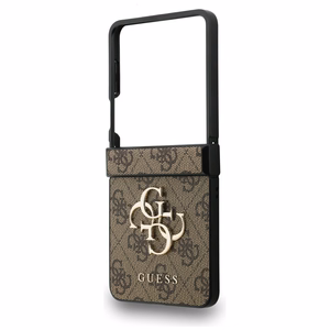 Guess Big 4G Logo Classic Logo dėklas telefonui Samsung Galaxy Z Flip 7 - rudas